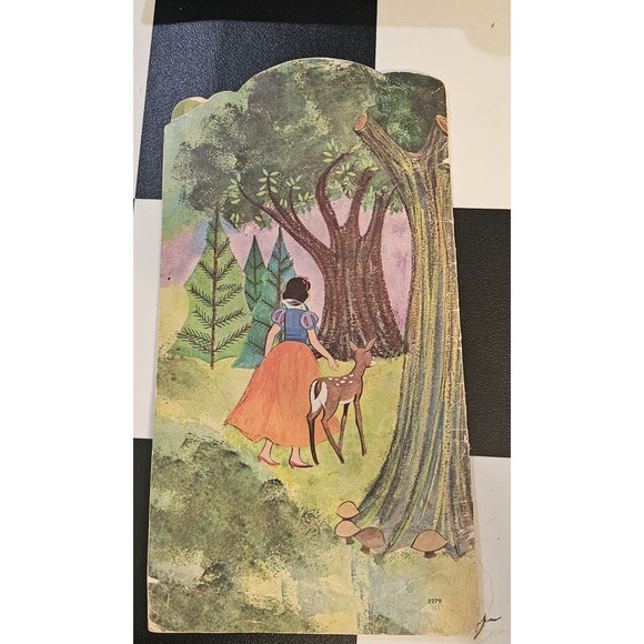 Vintage 1967 Whitman Book Disney Snow White and the Seven Dwarfs EUC - Picture 2 of 4